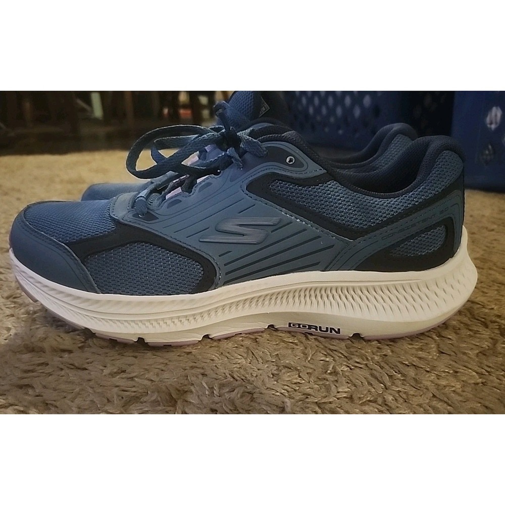 Skechers Go Run Consistent 2.0 Women's Size 8.5 Sneakers Blue Purple Walking